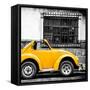 ¡Viva Mexico! Square Collection - Small Yellow VW Beetle Car-Philippe Hugonnard-Framed Stretched Canvas