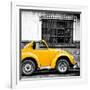 ¡Viva Mexico! Square Collection - Small Yellow VW Beetle Car-Philippe Hugonnard-Framed Photographic Print