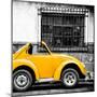 ¡Viva Mexico! Square Collection - Small Yellow VW Beetle Car-Philippe Hugonnard-Mounted Photographic Print