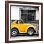 ¡Viva Mexico! Square Collection - Small Yellow VW Beetle Car-Philippe Hugonnard-Framed Photographic Print