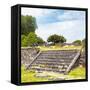 ¡Viva Mexico! Square Collection - Staircase Pyramid-Philippe Hugonnard-Framed Stretched Canvas