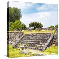 ¡Viva Mexico! Square Collection - Staircase Pyramid-Philippe Hugonnard-Stretched Canvas
