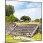 ¡Viva Mexico! Square Collection - Staircase Pyramid-Philippe Hugonnard-Mounted Photographic Print