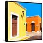 ¡Viva Mexico! Square Collection - Street of the Sun II-Philippe Hugonnard-Framed Stretched Canvas