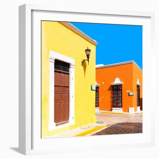 ¡Viva Mexico! Square Collection - Street of the Sun II-Philippe Hugonnard-Framed Photographic Print