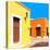 ¡Viva Mexico! Square Collection - Street of the Sun II-Philippe Hugonnard-Stretched Canvas