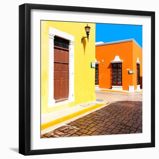 ¡Viva Mexico! Square Collection - Street of the Sun-Philippe Hugonnard-Framed Photographic Print