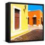 ¡Viva Mexico! Square Collection - Street of the Sun-Philippe Hugonnard-Framed Stretched Canvas