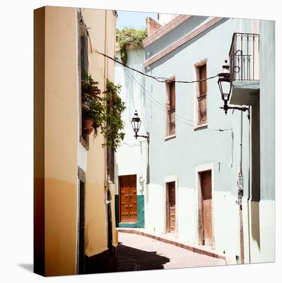 ¡Viva Mexico! Square Collection - Street Scene - Guanajuato II-Philippe Hugonnard-Stretched Canvas