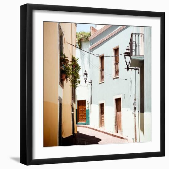 ¡Viva Mexico! Square Collection - Street Scene - Guanajuato II-Philippe Hugonnard-Framed Photographic Print