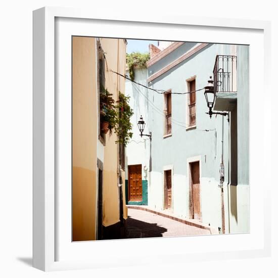 ¡Viva Mexico! Square Collection - Street Scene - Guanajuato II-Philippe Hugonnard-Framed Photographic Print