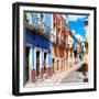 ¡Viva Mexico! Square Collection - Street Scene Guanajuato II-Philippe Hugonnard-Framed Photographic Print