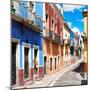 ¡Viva Mexico! Square Collection - Street Scene Guanajuato II-Philippe Hugonnard-Mounted Photographic Print