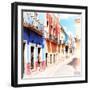 ¡Viva Mexico! Square Collection - Street Scene Guanajuato III-Philippe Hugonnard-Framed Photographic Print