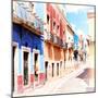 ¡Viva Mexico! Square Collection - Street Scene Guanajuato III-Philippe Hugonnard-Mounted Photographic Print