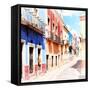 ¡Viva Mexico! Square Collection - Street Scene Guanajuato III-Philippe Hugonnard-Framed Stretched Canvas