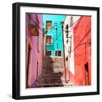 ¡Viva Mexico! Square Collection - Street Scene - Guanajuato VII-Philippe Hugonnard-Framed Photographic Print