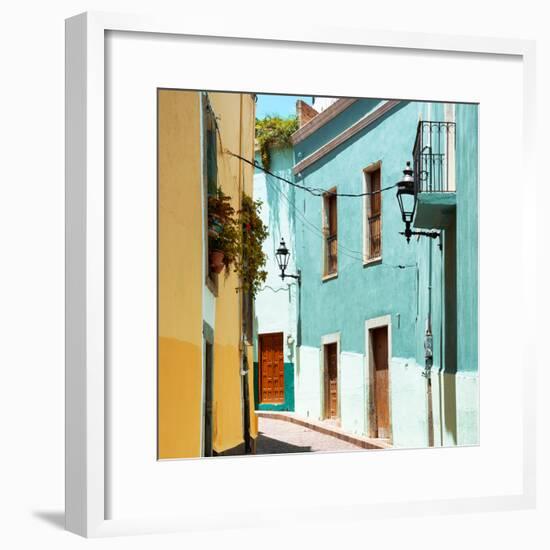 ¡Viva Mexico! Square Collection - Street Scene - Guanajuato-Philippe Hugonnard-Framed Photographic Print