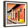 ¡Viva Mexico! Square Collection - Street Scene in San Cristobal de Las Casas II-Philippe Hugonnard-Framed Photographic Print