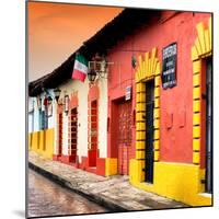 ¡Viva Mexico! Square Collection - Street Scene in San Cristobal de Las Casas II-Philippe Hugonnard-Mounted Photographic Print
