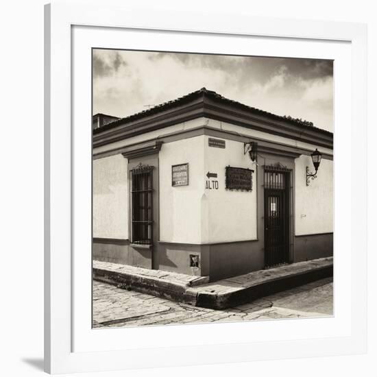 ¡Viva Mexico! Square Collection - Street Scene in San Cristobal de Las Casas V-Philippe Hugonnard-Framed Photographic Print