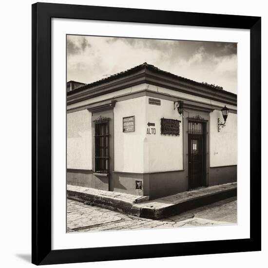 ¡Viva Mexico! Square Collection - Street Scene in San Cristobal de Las Casas V-Philippe Hugonnard-Framed Photographic Print