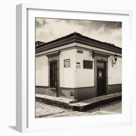 ¡Viva Mexico! Square Collection - Street Scene in San Cristobal de Las Casas V-Philippe Hugonnard-Framed Photographic Print
