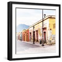 ¡Viva Mexico! Square Collection - Street Scene Oaxaca II-Philippe Hugonnard-Framed Photographic Print