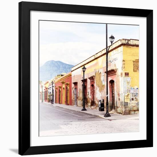 ¡Viva Mexico! Square Collection - Street Scene Oaxaca II-Philippe Hugonnard-Framed Photographic Print