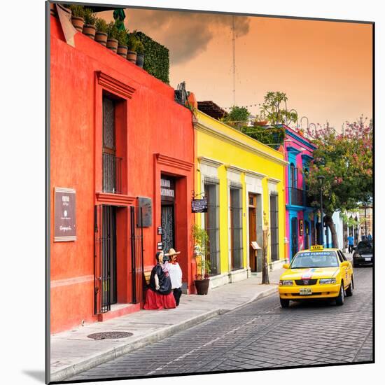 ¡Viva Mexico! Square Collection - Street Scene Oaxaca IV-Philippe Hugonnard-Mounted Photographic Print