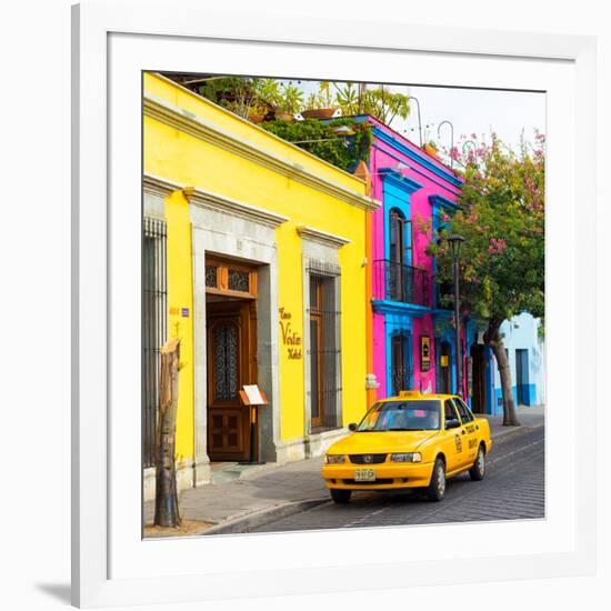 ¡Viva Mexico! Square Collection - Street Scene Oaxaca V-Philippe Hugonnard-Framed Photographic Print