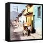 ¡Viva Mexico! Square Collection - Street Vendor II - San Cristobal-Philippe Hugonnard-Framed Stretched Canvas