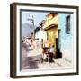 ¡Viva Mexico! Square Collection - Street Vendor II - San Cristobal-Philippe Hugonnard-Framed Photographic Print