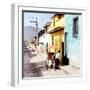 ¡Viva Mexico! Square Collection - Street Vendor II - San Cristobal-Philippe Hugonnard-Framed Photographic Print