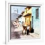 ¡Viva Mexico! Square Collection - Street Vendor II - San Cristobal-Philippe Hugonnard-Framed Photographic Print