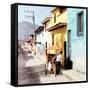 ¡Viva Mexico! Square Collection - Street Vendor II - San Cristobal-Philippe Hugonnard-Framed Stretched Canvas