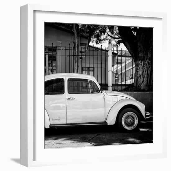 ¡Viva Mexico! Square Collection - "Summer" VW Beetle Car II-Philippe Hugonnard-Framed Photographic Print