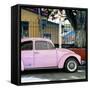 ¡Viva Mexico! Square Collection - "Summer" VW Beetle Car V-Philippe Hugonnard-Framed Stretched Canvas
