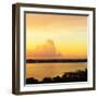 ?Viva Mexico! Square Collection - Sunset over Cancun-Philippe Hugonnard-Framed Premium Photographic Print