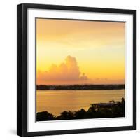 ?Viva Mexico! Square Collection - Sunset over Cancun-Philippe Hugonnard-Framed Premium Photographic Print