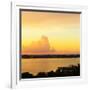 ?Viva Mexico! Square Collection - Sunset over Cancun-Philippe Hugonnard-Framed Photographic Print