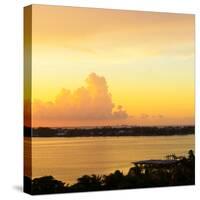 ?Viva Mexico! Square Collection - Sunset over Cancun-Philippe Hugonnard-Stretched Canvas