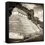 ¡Viva Mexico! Square Collection - Temple of Inscriptions in Palenque II-Philippe Hugonnard-Framed Stretched Canvas