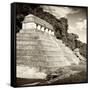 ¡Viva Mexico! Square Collection - Temple of Inscriptions in Palenque II-Philippe Hugonnard-Framed Stretched Canvas