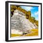 ¡Viva Mexico! Square Collection - Temple of Inscriptions in Palenque III-Philippe Hugonnard-Framed Photographic Print