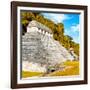 ¡Viva Mexico! Square Collection - Temple of Inscriptions in Palenque III-Philippe Hugonnard-Framed Photographic Print