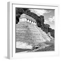 ¡Viva Mexico! Square Collection - Temple of Inscriptions in Palenque IV-Philippe Hugonnard-Framed Photographic Print