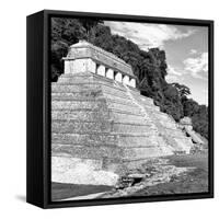 ¡Viva Mexico! Square Collection - Temple of Inscriptions in Palenque IV-Philippe Hugonnard-Framed Stretched Canvas