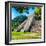 ¡Viva Mexico! Square Collection - Temple of Inscriptions in Palenque V-Philippe Hugonnard-Framed Photographic Print