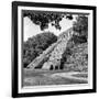 ¡Viva Mexico! Square Collection - Temple of Inscriptions in Palenque VI-Philippe Hugonnard-Framed Photographic Print